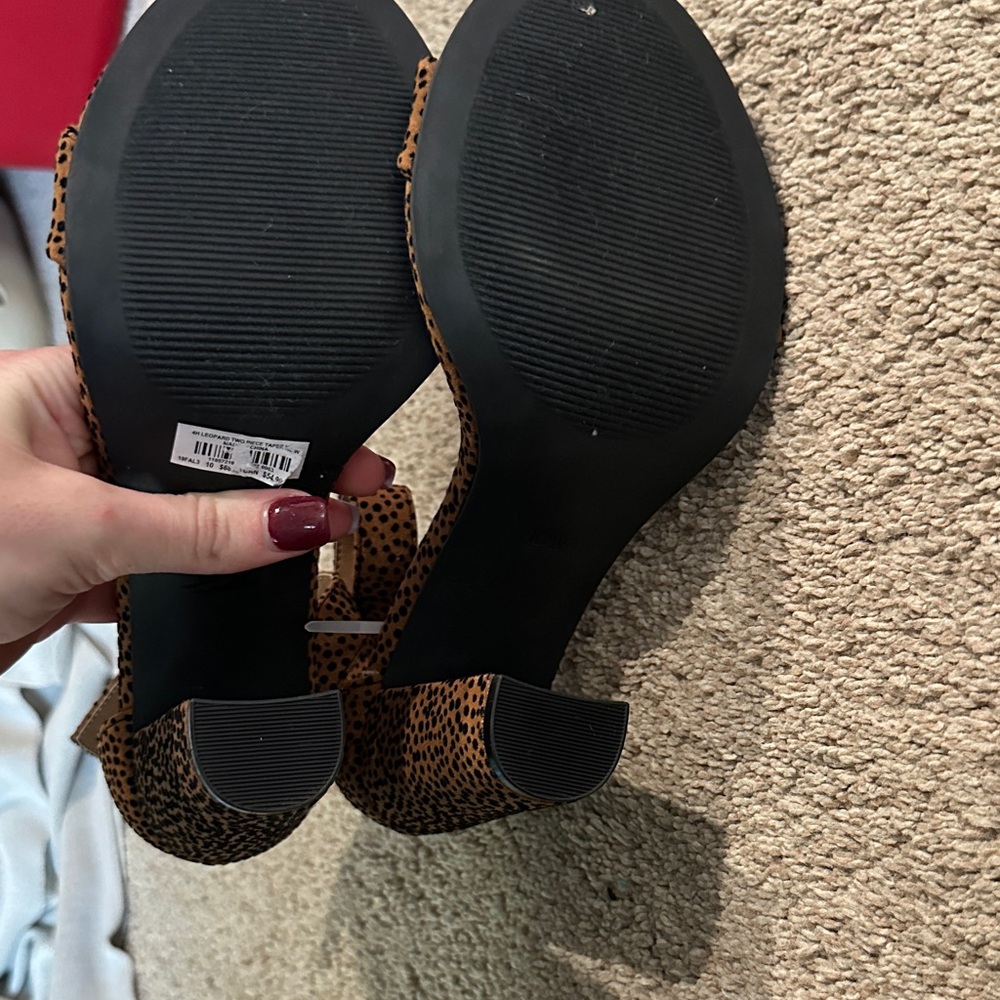 Torrid Brown and Black Spotted Heels - Picture 11 of 12